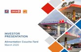 Investor Presentation - March 2020 - Couche-Tard€¦ · This presentation is not, and under no circumstances is to be construed as, a prospectus, an offering memorandum, an advertis
