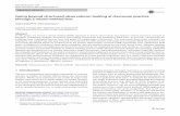 Going beyond structured observations: looking at classroom practice through a mixed ... · 2018-06-04 · previous studies used similar methods to analyze teaching practice within