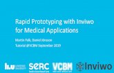 Rapid Prototyping with Inviwo for Medical Applications–Run CMake • Option 2: Command line –Go to build/bin// –Run ./inviwo-meta-cli –p path/FancyProcessor –Run
