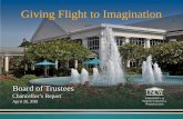 Giving Flight to Imagination - uncw.edu...Apr 26, 2019  · More than $400M in capital investments Fastest growing past 9 years ... “IMAGINATION IS MORE . IMPORTANT THAN KNOWLEDGE,