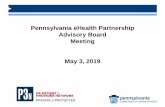 Pennsylvania eHealth Partnership Advisory Board Meeting May 3, … · 2020-01-07 · 21st Century Cures Act - Section 4003(b) May 3, 2019 “[T]he National Coordinator shall convene