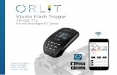 Studio Flash Trigger TR-Q6 TTL For the Rovelight RT SeriesOrlit TR-Q6 Canon RT The Orlit Q6 transmitter for canon has 2 modes: RT and RF. Lets take a step back and understand why: