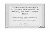 Modeling and Simulation for Acquisition, Requirements and ...to acquisition, using modeling and simulation, that enables the warfighting, resource allocation, and acquisition communities