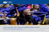 Vice President Search Profile - North las vegas · Vice President makes significant improvements in the fulfillment of CSN’s institutional outcomes at a . learning-centered college,