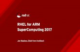 RHEL for ARM Customer presentation - Red Hat for... · 6+ years of investment in building a standardized 64-bit ARM Server ecosystem JUNE 2015 RHEL Server for ARM Development Preview