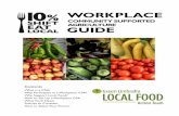 WORKPLACE - Green Umbrella Action Teams/Local... · 2017-10-04 · Workplace CSA program a convenient and attractive way to buy local farm goods directly from the farm. ... Fresh