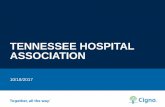 TENNESSEE HOSPITAL ASSOCIATION...2017/10/18  · 10 2018 Plan Updates 2018 Additions or Modifications 2018 Discontinuations Memphis: • Bronze: Cigna Connect 7000 • Silver: Cigna