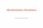 The University of Alabama at Birmingham | UAB - databases · 2016-08-09 · Outline • Comprehensive metabolomics databases • Compound databases • Spectral databases • Metabolic