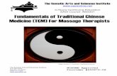 ABS001 Fundamentals of Traditional Chinese …...points), Chinese herbal medicine, tui na (Chinese therapeutic massage), dietary therapy, and tai chi and qi gong (practices that combine