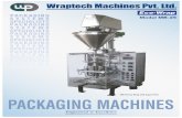 Eco-Wrap · down belts controlled through a Electromagnetic Clutch Brake combination. The length of the bag is controlled by print registration system which is PLC based. For unprinted