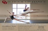 OU School of Dance Summer Intensive Audition Scheduledance.ou.edu/.../OU_Dance_Summer_Intensive_2018.pdf · 2017-12-05 · OU School of Dance Summer Intensive June 10 – 23, 2018