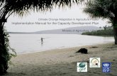 Climate Change Adaptation in Agriculture Project ... CD Plan... · 5: Mainstreaming adaptation into agriculture policies and activities 15 Step 10: Establish an Agricultural Resilience