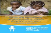 GUIDE FOR DEVELOPING IN THE WHO AFRICAN REGION · 2019-08-05 · integration into the health system, communication, management, and financing. Policy formulation usually follows a