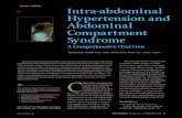 Intra-abdominal Hypertension and Abdominal Compartment ...€¦ · intra-abdominal hypertensiona Grade I II III IV Intra-abdominal pressure, mm Hg 12-15 16-20 21-25 ≥25 a Based