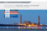 OPTIMAL VALVE SOLUTIONS PRODUCT PROGRAM€¦ · • Wafer or double flangedbody Size: DN50–900 pressure: Maximum 50 bar Temperature: -29°C to +540°C Wouter Witzel WOUTER WITzEL