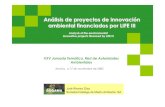 Análisis de proyectos de innovación ambiental …...6 An álisis de proyectos de innovación ambiental financiados por LIFE III Murcia, 17 de noviembre, de 2005 Afino Conductividad