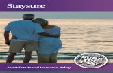 Expatriate Travel Insurance Policy - Staysure · Expatriate Travel Insurance Policy Page 3 Health Declaration Your policy contains restrictions, conditions and exclusions that relate