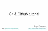 Git & Github tutorialinf.ufes.br/~vitorsouza/wp-content/uploads/GitTutorial-JorgeRamirez… · $ git merge exp Rebase three-way merge Rebase + fast-forward merge Use learngitbranching.js.org