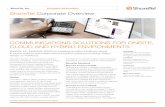 COMMUNICATIONS SOLUTIONS FOR ONSITE, …communications to the cloud. In 2015, ShoreTel rolled out ShoreTel Connect, a single platform that delivers a next-gen unified communications