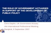 ACTUARIAL REPORT ON THE SOLVENCY, RISKS AND RESERVES … · International Social Security Association > governance and investment guidelines > “An actuary should be appointed…