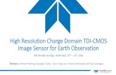 High Resolution Charge Domain TDI-CMOS Image Sensor for ... · The CIS125 qTDI CMOS image sensor for high resolution earth observation has been presented: Large number of bands PAN