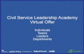 Civil Service Leadership Academy Virtual Offer...Module 1: Strengths Discovery Outcomes: • A deeper understanding of personal strengths. • Skills development in spotting strengths