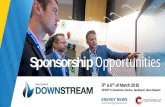 Sponsorship · 2018-09-03 · About Downstream 4. NZ Downstream has been running since 2010 and is considered the premier event for New Zealand's downstream energy sector, bringing