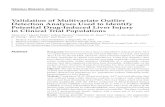 Validation of Multivariate Outlier Detection Analyses Used ... · Validation of Multivariate Outlier Detection Analyses Used to Identify Potential Drug-Induced Liver Injury in Clinical
