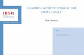 Fukushima accident response and safety culture...during the management of the crisis. Safety Culture in Regulatory Practices and Decision-making Processes 3 / 20 Methodology Based
