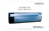 ultraflex III User Manual - MALDI ToFmaldi.ch.pw.edu.pl/pomiary/Artykuly/ultraflex_III_User_Manual.pdf · 1.1 Weights and Measures of the ultraflex III Figure 1-1 Weights and measures
