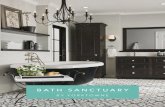 Bath Sanctuary Catalog 2 v2 - Yorktowne Cabinetry...of elegant furniture with the eff ortless flexibility of cabinetry. Whether you dream of a rustic, nature-inspired hideaway or a