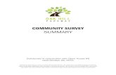 COMMUNITY SURVEY SUMMARY - Oak Hill Parkway · Conducted in conjunction with Open House #6 Held October 29, 2015 During the Open House and concurrent Virtual Open House, the study