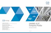 CHUNG-A ST Company Profile · Company Profile Total Cleanroom Solution Clean Room System Machinery & Fire Protection Facilities HVAC & Clean Equipment Utility Total Solution Head
