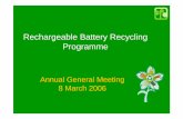 Rechargeable Battery Recycling Programmerecycle.dpim.go.th/wasteflow/chmod777/pdf/20130225... · Publicity and Education Export and Recycling Collection and Sorting Activities $227,000