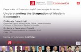 Understanding the Stagnation of Modern Economies · 2016-05-18 · Understanding the Stagnation of Modern Economies . Hashtag for Twitter users: #LSEPhillips. Department of Economics