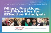 Pillars, Practices, and Priorities for Effective Principals Learning Communit… · expectations for the work, capabilities, and values of education leaders. NAESP played a pivotal