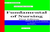 Fundamental of Nursing - Soojeede.comsoojeede.com/wp-content/uploads/2016/12/Soojeedes-Fundamental … · This is a lecture note which contains the latest evidence-based Knowledge