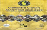 Council for the Indian School Certificate Examinations VIGYAN MANTHAN … · Presentation and Group discussion Role play Practical examination Methods of Science ... Top 20 rankers