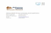Athena SWAN Bronze university award application · Athena SWAN Charter Equality Challenge Unit Queen’s House 55-56 Lincoln’s Inn Fields London WC2A 3LJ Tel +44 (0) 1908 653 214