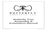 Butterfly Tray Assembly & Installation Manual · 50 Butterfly Trays Double Actuator Winch Location Double Actuator Winch Location MAX: 40 M (130 FT) Double Actuator Winch Center Setup