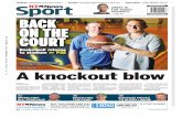 Online: Email: Sportfax: TUE HOME DELIVERY Sport SWEET16 …€¦ · SWEET16 FORTIGERS’ MUMMERY —Page34 Aknockoutblow FOOTBALL ByGREYMORRIS ELIMINATION final comba-tants Southern