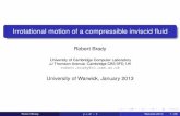 Irrotational motion of a compressible inviscid fluidrmb4/sonons/SononPres.pdfEquation of motion for particle Quasiparticle aligned with wave troughs(n.b. easily disrupted) Speed v