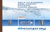 SELF CLEANING AND STATIC FILTERS CATALOGUE€¦ · Suitable stainless steel scrapers are available for the removal of fibers that are difficult to remove from the filtering surface.