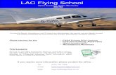 LAC Flying School · Flying School Charges Membership (Annual) £96.00 Joining Fee (One off) £60.00 Temporary Day Membership £6.50 Temporary Month Membership £37.00 Ground School