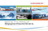 Riding The Wave of Opportunities - Chasen AR2011.pdf · REI Promax Technologies Pte Ltd Goh Kwang Heng Group Hup Lian Engineering Pte Ltd Chasen Logistics Sdn Bhd City Zone Express