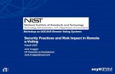 Security Practices and Risk Impact in Remote e-Voting · •The security of the voting channel depends on the security measures implemented and how them mitigate the risks. •Standard