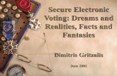Secure Electronic Voting: Dreams and Realities, Facts and ... Secure-evoting 2001 - Site.… · Security and reliability of electronic voting. Equal access to Internet voting for