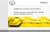 TagMaster Company Presentation Radio Frequency Identification (RFID…mtes.ir/img/products/pdf/4e3f944d5c220RFID.pdf · 2011-08-08 · TagMaster Company Presentation Radio Frequency