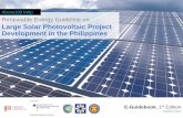Renewable Energy Guideline on Large Solar Photovoltaic ... · Program (NREP). Thus, the implementation of RE support mechanisms, such as feed-in tariffs (FIT) and net-metering, is