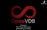 Presenters: Ken Museth, John Lynch, Jeff Budsberg, …...Jeff Budsberg, Dan Bailey Schedule • 9:00am-Introduction to OpenVDB, Ken Museth (DWA) • 9:20am-OpenVDB in Houdini, John